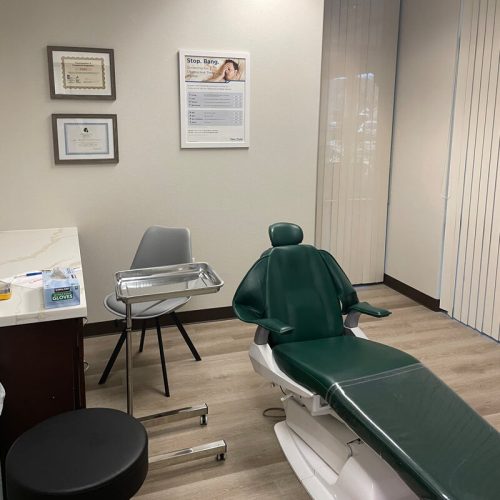 Treatment Room with Dr and Patient Chair